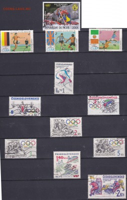 Марки,открытки,конверты на обмен - +Спорт иностр-1