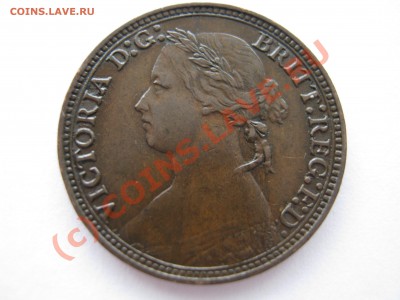 Британия фартинг 1879 г. Виктория до 11.09.10 22.00 - Изображение 3014