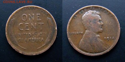 МОНЕТЫ МИРА №5 - США 1 цент (1914) «Пшеничный цент»