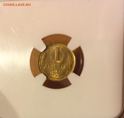 Копейка 1939 NGC MS64 - image