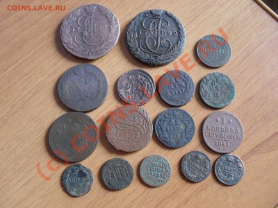 5коп,2 коп,1коп, деньга,полушка1735-1868 до22:00Мск10:09:10 - SDC11864.JPG