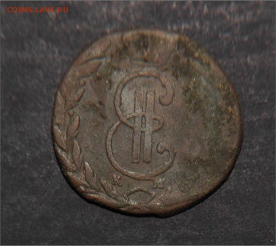 сибирская деньга 1769 - деньга 1769 аверс