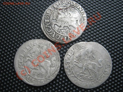 ВКЛ(Литва) полугроши 1661,1663,1664 гг. 3 шт. до 11.09 22.00 - Изображение 5175