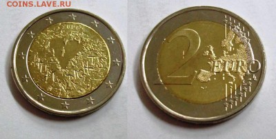2 евро 2008 ФИНЛЯНДИЯ Декларация прав человека UNC - 100_3719