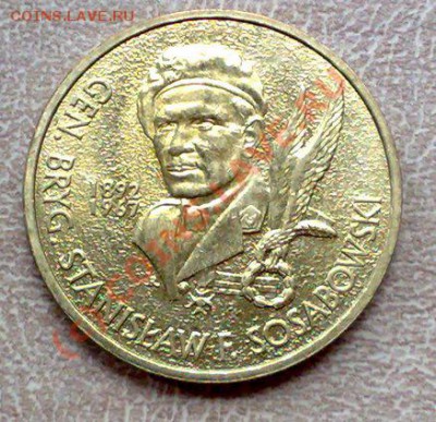 Польша 2злот 2004 Генерал Ст.Сосабовский 14.09 21.00 - Сосабовский-1