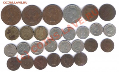 Лот монет Англии ( большой), до 10.09.  21.30 - 242