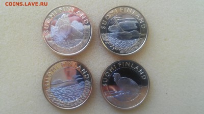 5 евро Финляндии 2014 - 4 шт. до 22.11.2015 г. - Финляндия2