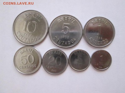 Бразилия 7 монет. Unc до 18.11.15 22.00 - IMG_6130.JPG