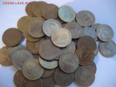10 рублей ГВС-Курск,Орел,Белгород, из оборота-66 монет. - монеты 1587