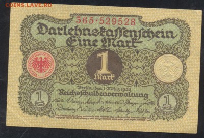 Германия 1 марка 1920 г.   21.11.15 г. 22 -00 МСК. - 1 м. 1920