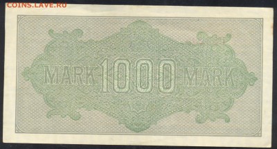 Германия 1000 марок 1922 г.21.11.15 г. 22 -00 МСК. - 1000 м. 1922 1