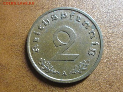 1938 Третий рейх, 2 пф А, до 23.11 в 22-15 мск - IMG_3657.JPG