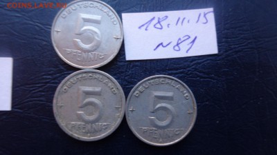 ГДР  5 пфеннигов 1949,1950 и 53 гг ранний  до 22-00мсК 24но - ........18.11.2015.....ггг 125.JPG