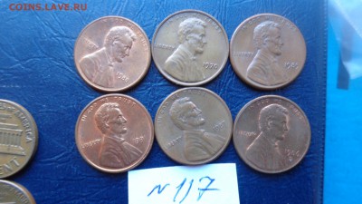 США  1 цент  6 шт разных лет   до 22-00 мск  24 ноя - ........18.11.2015.....ггг 218.JPG