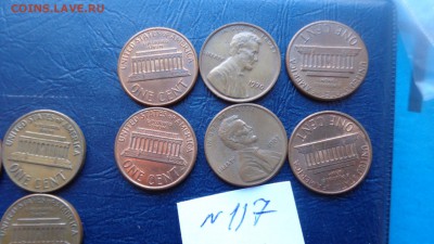 США  1 цент  6 шт разных лет   до 22-00 мск  24 ноя - ........18.11.2015.....ггг 219.JPG