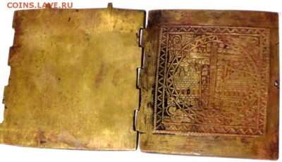 Меднолитая икона 2 створки оценка - PB182059.JPG