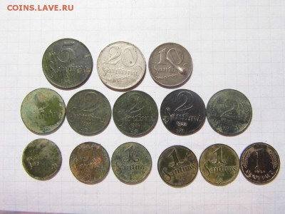 Латвия сантимы 1922-39, 12 шт. без повторов до 22.11.15 - P1040625.JPG