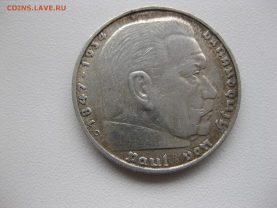 РЕЙХ,5 марок 1936D(Гинденбург)!до 21.11.2015 - IMG_0011.JPG