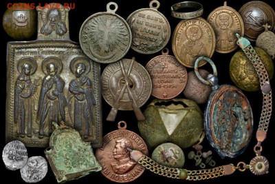 Средник от складня Николай Чудотворец - коллаж