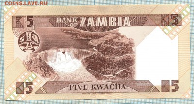 Замбия,1980,5квача , аUnc ,до26.11.2015г. 22.00 по Москве - Замбия 1980 5квача 4
