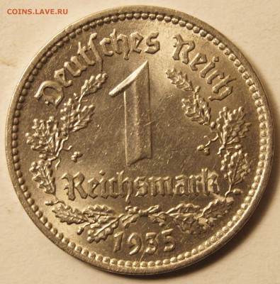 Германия. 1 Рейхсмарка 1935 A до 26.11.2015 в 22:00 - 1Рейсмарка1935А_1.JPG