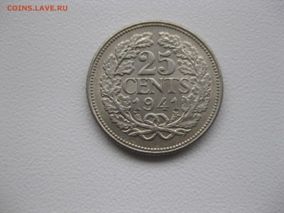 НИДЕРЛАНДЫ,25 центов 1941г(серебро)!до 21.11.2015 - IMG_0048.JPG