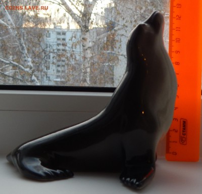 СТАТУЭТКА ФАРФОР ТЮЛЕНЬ (ЛФЗ) до 24.11.15 - DSCN2338.JPG