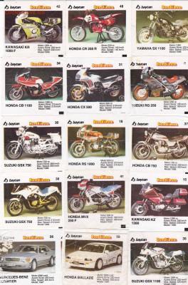 Фотоаппараты,вкладыши от жевачек, визитки, карточки на обмен - Вкладыши-3