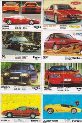 Фотоаппараты,вкладыши от жевачек, визитки, карточки на обмен - Вкладыши-5