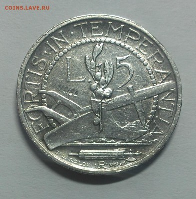 с 200 р. Сан Марино 5 лир 1937 (20.11) - IMAG2548