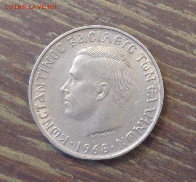 Греция - 10д. КОРОЛЬ ГРЕЦИИ до 27.11, 22.00 - Греция 10 драхма портрет - 1