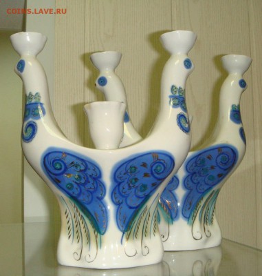 Подсвечник фарфор, ПЗХК, ДВА - DSC01298.JPG