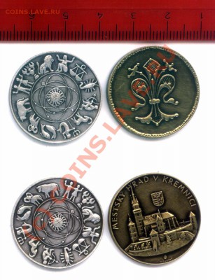 2 жетона из Кремницы, оценка - Tokens Slovakia