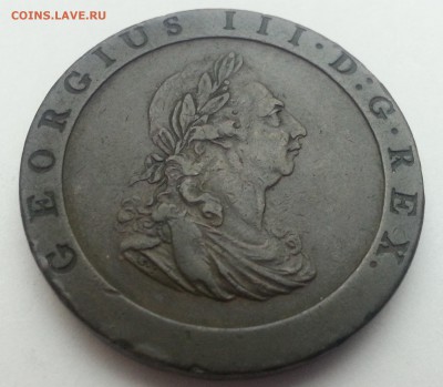 БРИТАНИЯ 1 пенни 1797 (КОЛЕСО). Георг III. ХОРОШАЯ. - 20151123_082645