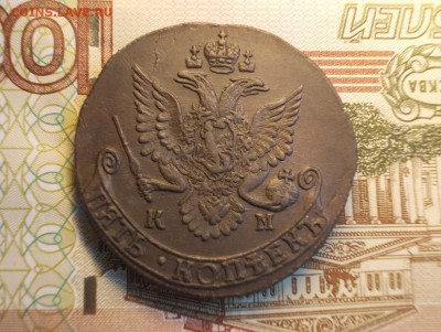 5 коп 1784 КМ, из Альбома,  до 29.11.2015 в 22.30 мск. - DSCN0109.JPG