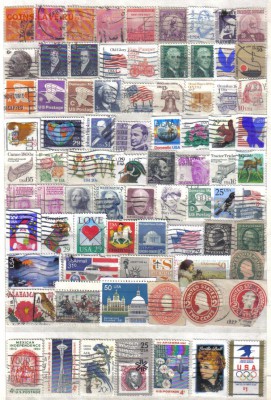 Марки США 78шт до 25.11 22.00мск - Марки США 78шт