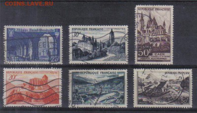 Марки Франции 1949-51гг полн.серии до 25.11 22.00мск - Марки Франции 1949-51гг полн.серии