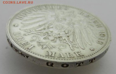 3 марки 1913 год, Германия, до 22.30 ч. 27.11.2015 г. - 3 марки Башня_1913_Рб