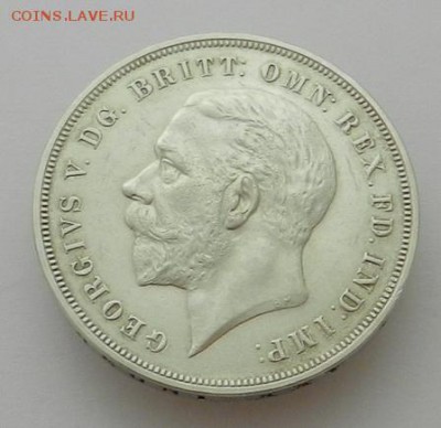 1 крона, 1935, Великобритания, до 22.30 ч. 27.11.2015 г. - Крона_1935_А