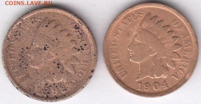 США цент Индеец 1896 и 1904 С РУБЛЯ до 29.11.2015 в 22:00 - 1896-1904-1.JPG