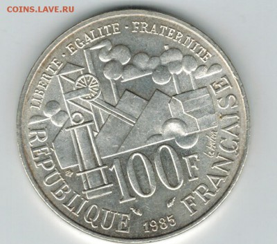 Франция 100 франков 1985 до 26.11.15   22-00 - 1 9