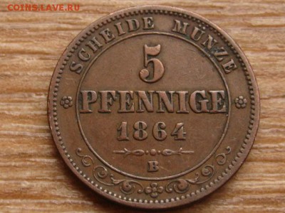 Саксония 5 пфеннингов 1864 до 26.11.15 в 21.00 М - IMG_2668.JPG
