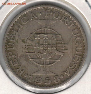 Порт.Тимор 60 сентаво 1958 до 30.11.15 в 22.00мск (Б173) - 4-пт