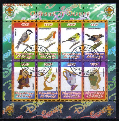 Конго мл 2010г Птицы и Дисней до 26.11 22.00мск - Конго мл 2010г Птицы и Дисней