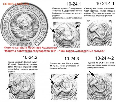 10 коп 1929 - 10 копеек 1924-30 - аверсы