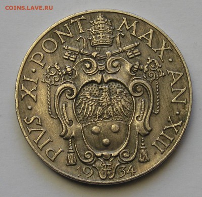 Ватикан, 2 Лиры 1934 (26.11) - P1015282.JPG