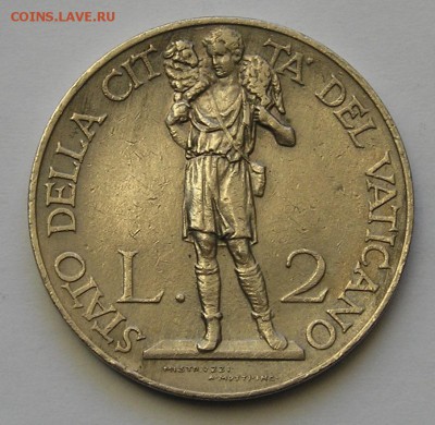 Ватикан, 2 Лиры 1934 (26.11) - P1015281.JPG