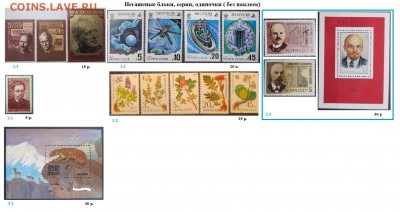 СССР 1985. БЛИЦ - 1985. Блоки, серии, марки