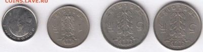 Бельгия 4 шт по 1 и 5 франков 1949-1989 С РУБЛЯ до 30.11 в22 - бельгия-2.JPG