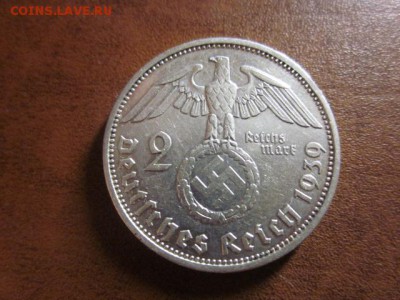 1939 Третий рейх, 2 М А, серебро, до 30.11 в 22-15 мск - IMG_3830.JPG